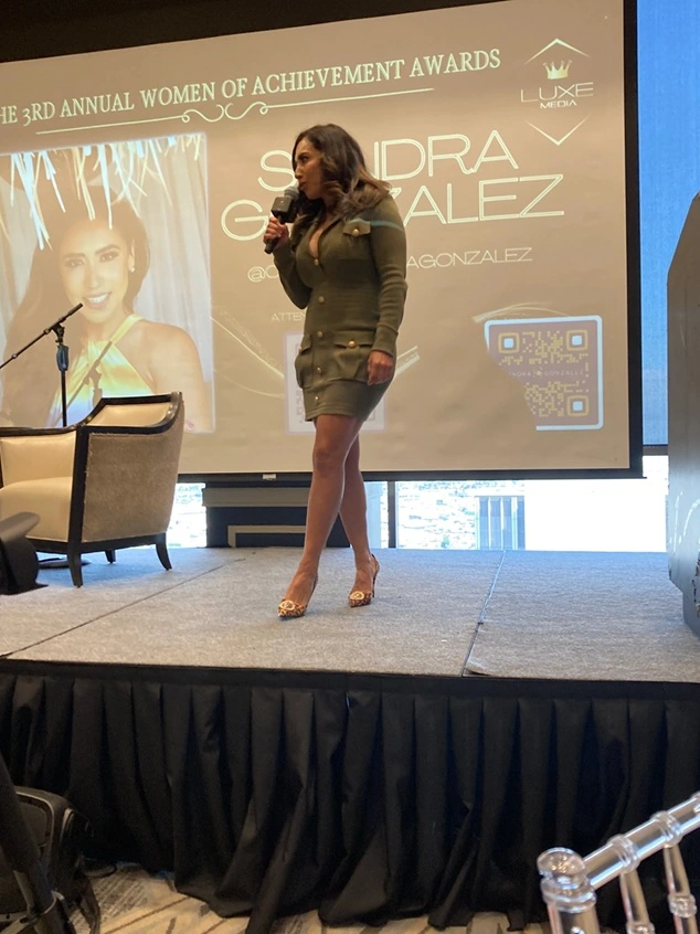 Sandra Gonzalez speaking