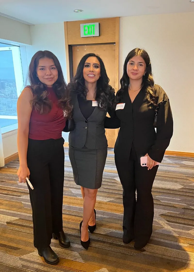Sandra Gonzalez speaking at an event